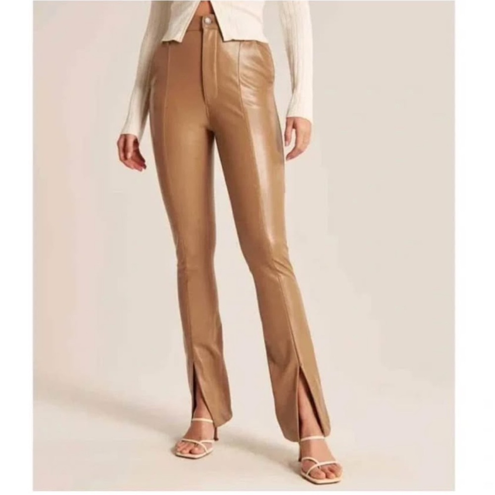 Abercrombie & Fitch faux leather pants